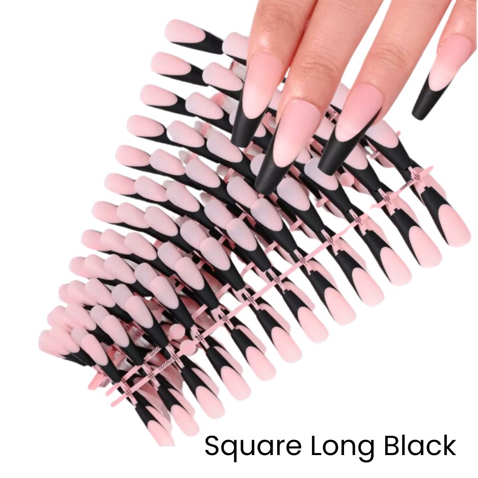 French Tip Press On Nails 150 pcs