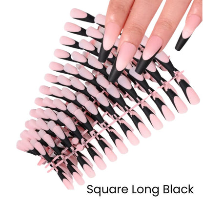 French Tip Press On Nails 150 pcs