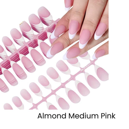 French Tip Press On Nails 150 pcs